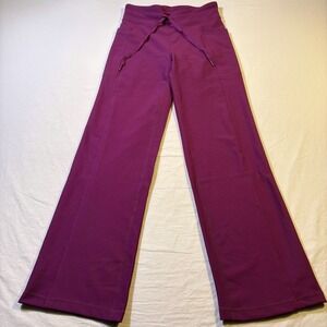 32 Degrees Cool Women's Purple Ribbed Wide Leg Lounge Pants Size Small